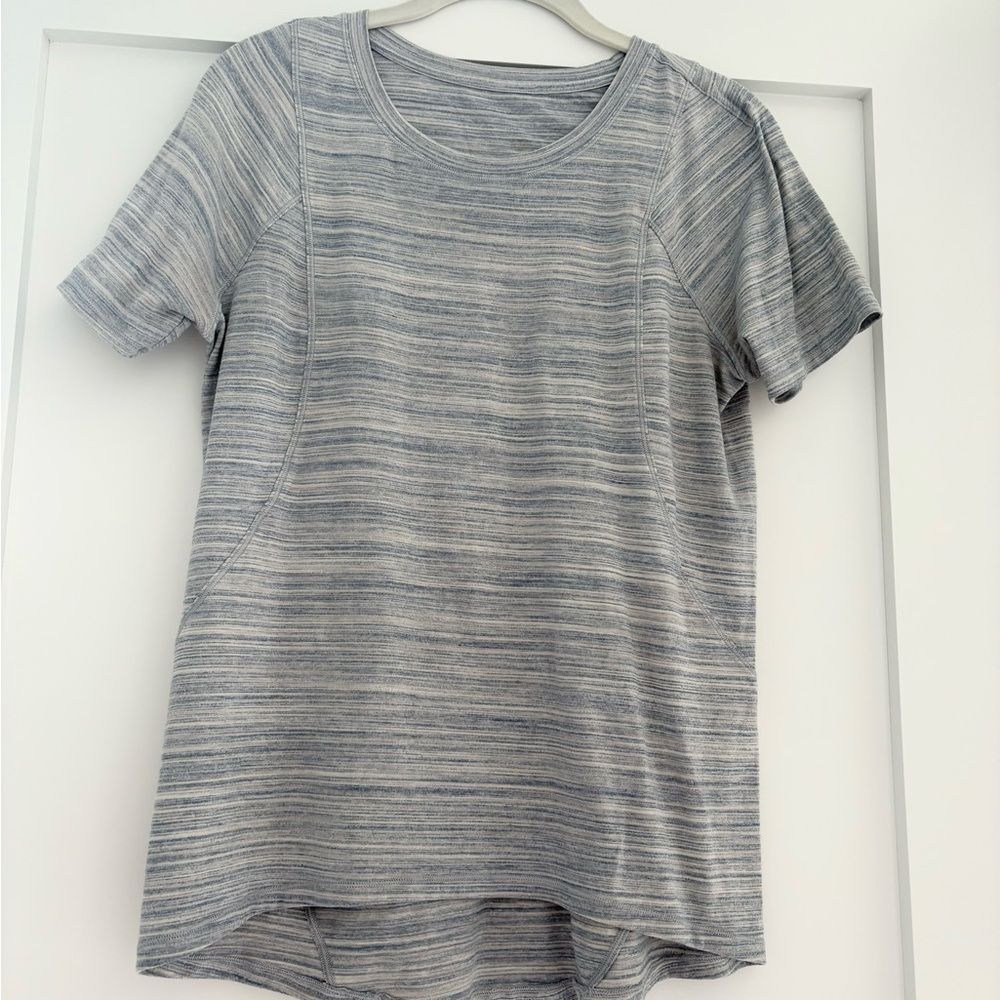 Lululemon swiftly tech style heathered blue/gray size 8